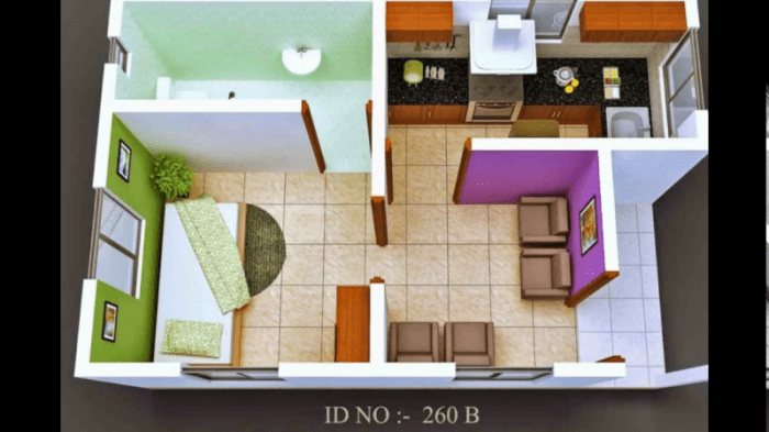 Desain interior rumah minimalis type 36 105