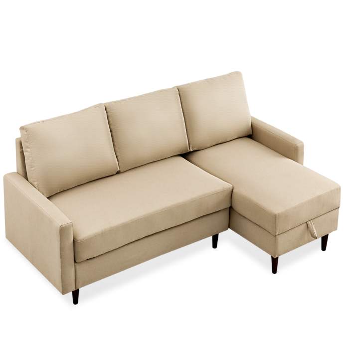 Wohnzimmer beige sofa