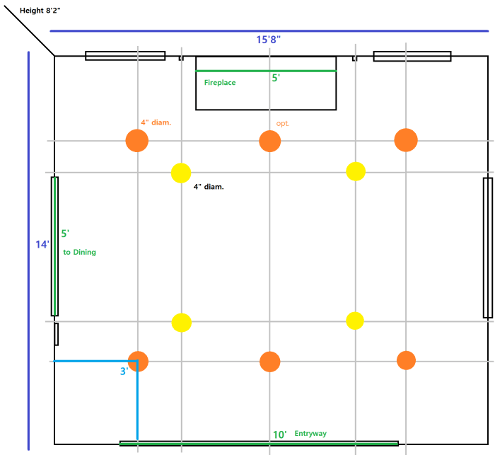 Wohnzimmer beleuchtung planen