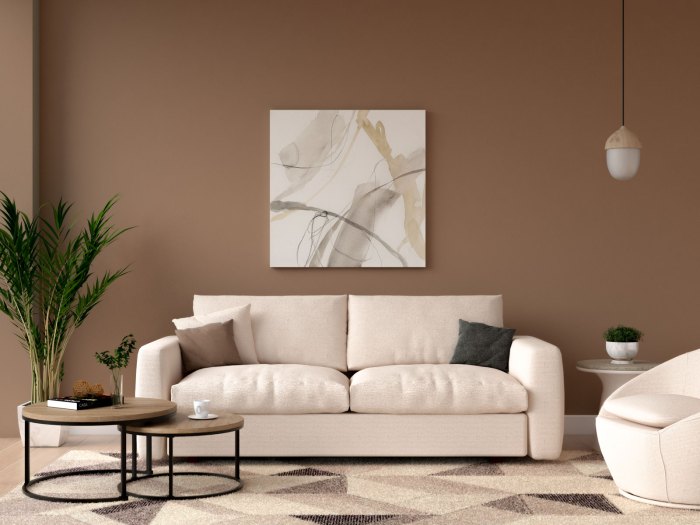 Wohnzimmer beige braun weiß