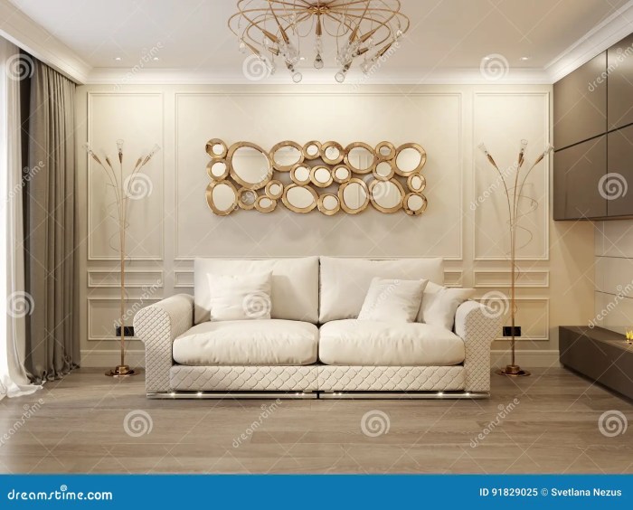 Wohnzimmer grau beige gold